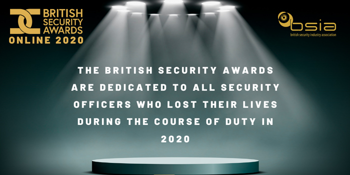 British Security Awards dedication